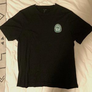 Malbon Golf T Shirt - Palm Tree Print